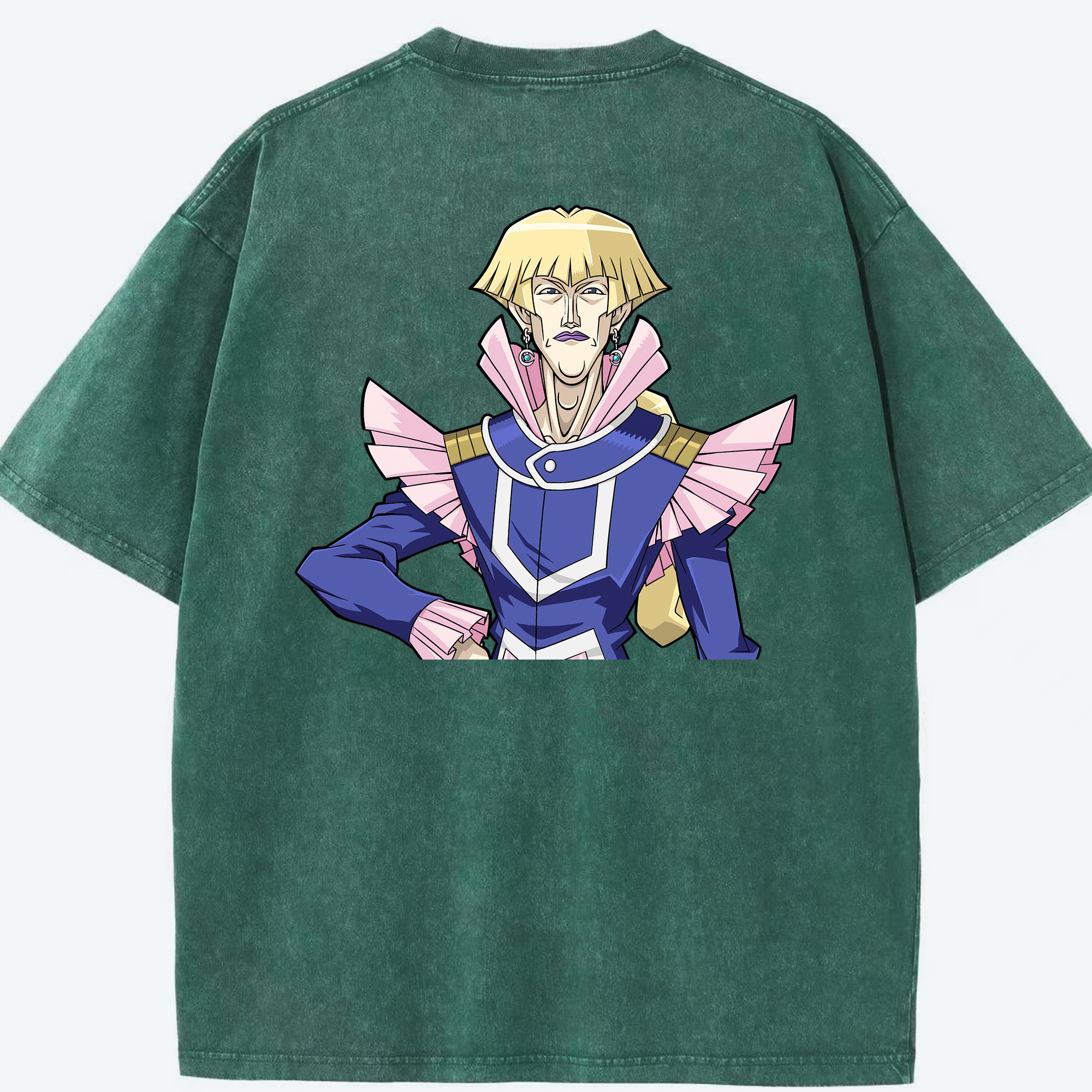 （画像用） 遊☆戯☆王 Yu-Gi-Oh! 綿100% ヴィンテージ風 半袖Tシャツ（背面プリント）